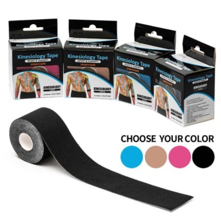 HYQ1639 Bandagem Elástica 5cm X 5m - Fita Kinesio Tape Fisioterapia