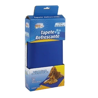 Tapete Gelado Refrescante Verao Para Caes Gatos 65x50cm Pet