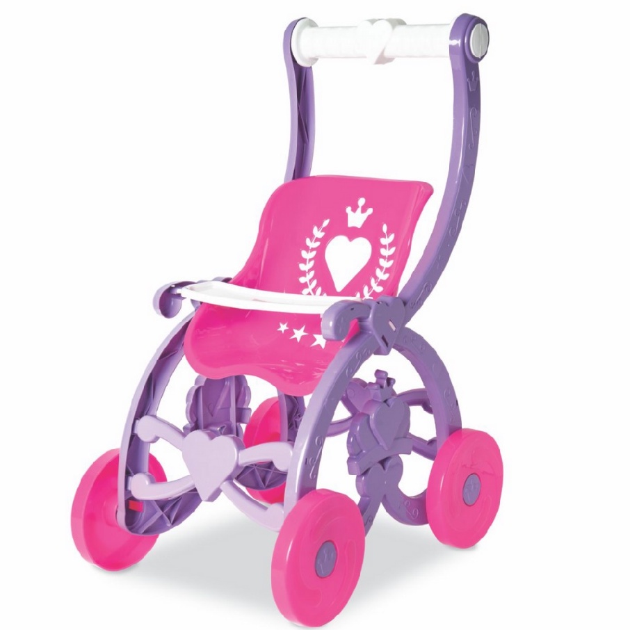 Carrinho De Criança De Bebê Cor-de-rosa Para O Jogo Foto de Stock - Imagem  de jogo, brinquedo: 69517086