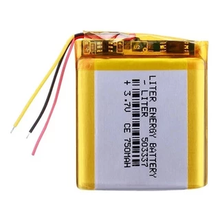 Bateria 750 Mah 3 Fios 503337 053337 5mm X 33mm X 37mm 3,7v