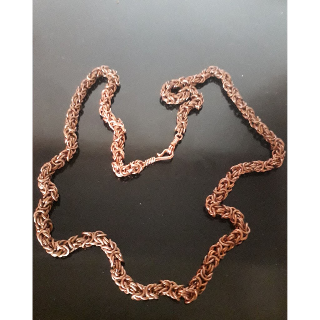 Colar Artesanal de Peruana trabalhado no Cobre Puro