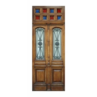 Adesivo Decorativo Porta Madeira Textura Clássica Mod. 574