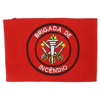 Braçadeira Modelo Brigada de Incêndio, Bordada em Cores CIPA Segurança, bombeiros comunitário