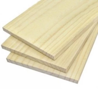 Kit 10 Tábuas Prateleiras Madeira Pinus 20 mm x 30 cm x 10 cm