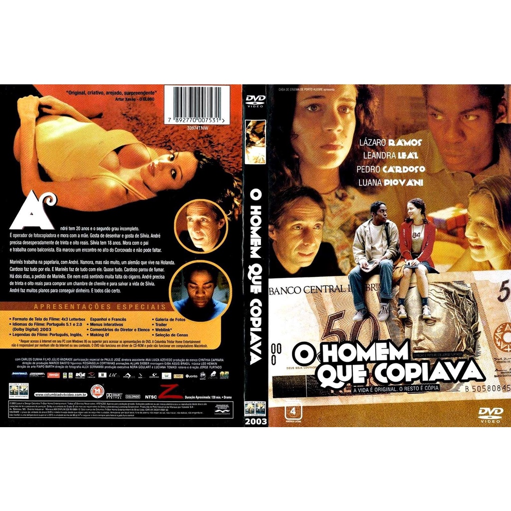 O HOMEM QUE COPIAVA (2003) | Shopee Brasil