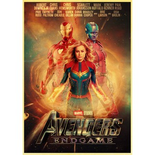 Disney marvel quadros em tela vingadores superheoro filme cartaz de  impressão vingadores: endgame arte da parede