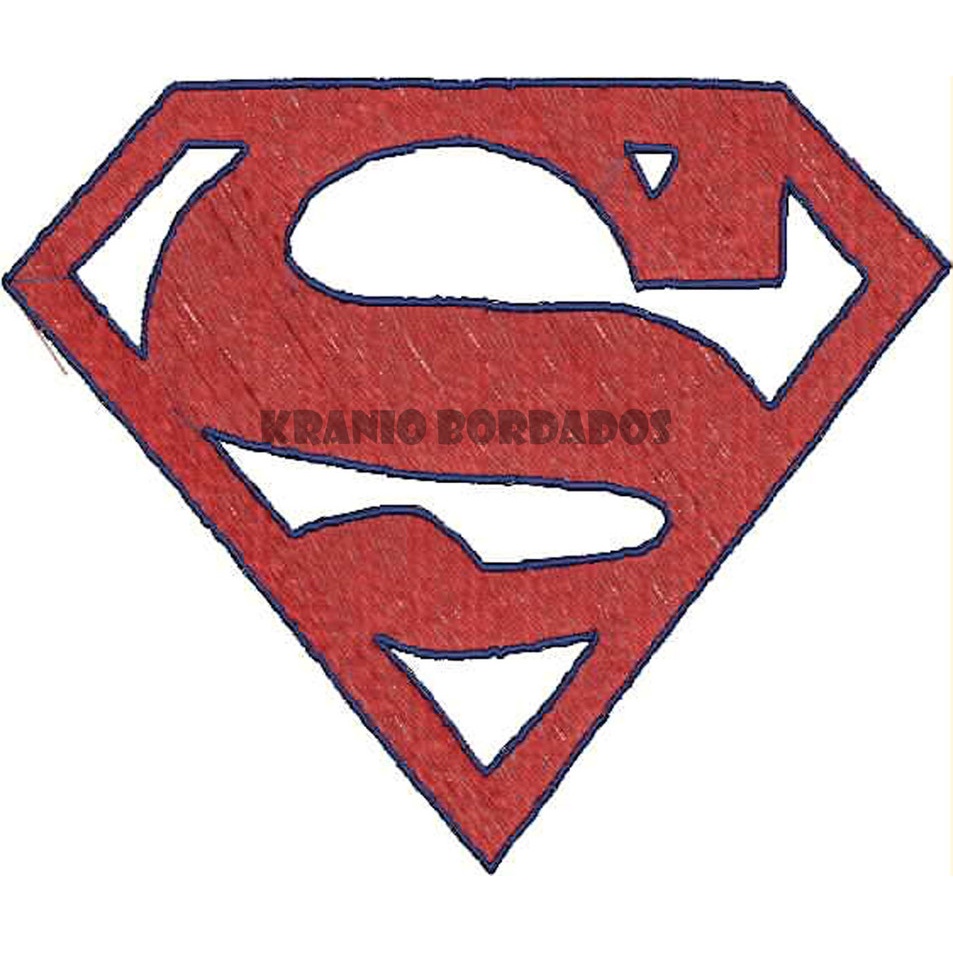 SUPER MAN PATCH BORDADO ENVIO IMEDIATO