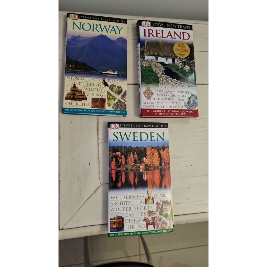 Shopee　Ireland/Sweden/Norway-　DK　Idioma　Travel　Eyewitness　país-　-Capa　comum-　do　Brasil