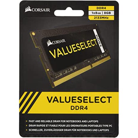Corsair Value Select 8gb Ddr4 Corsair Value Corsair Laptop Ram 8gb