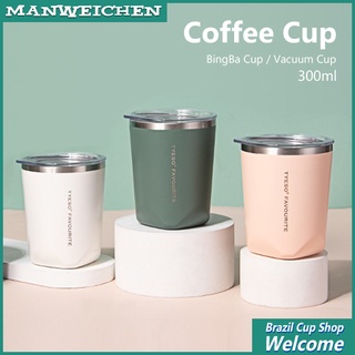Caneca de Cerveja Isolada 300ml Bules de Água para Caneca de Café com Isolamento de Aço Inoxidável4 cores