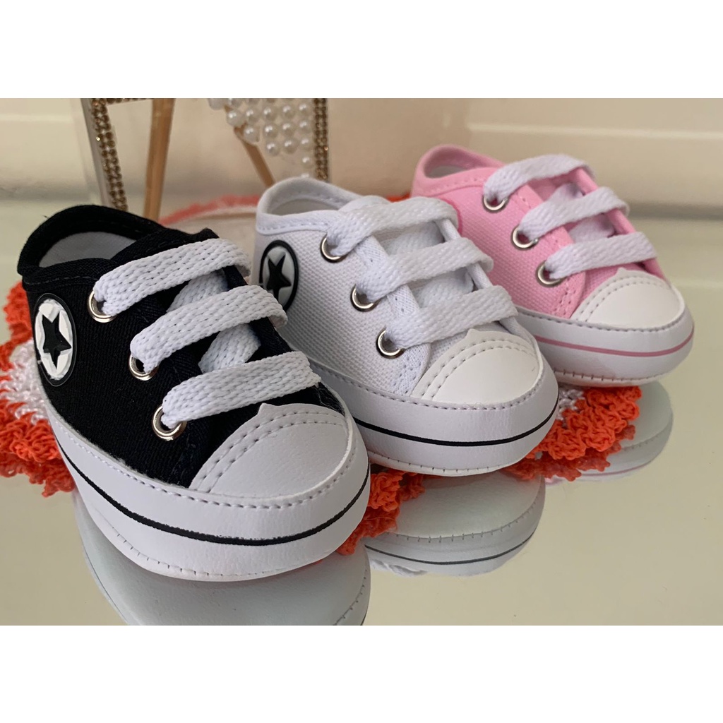 Kit pares sapatinho de bebe sapato bebe recém nascido saída de maternidade