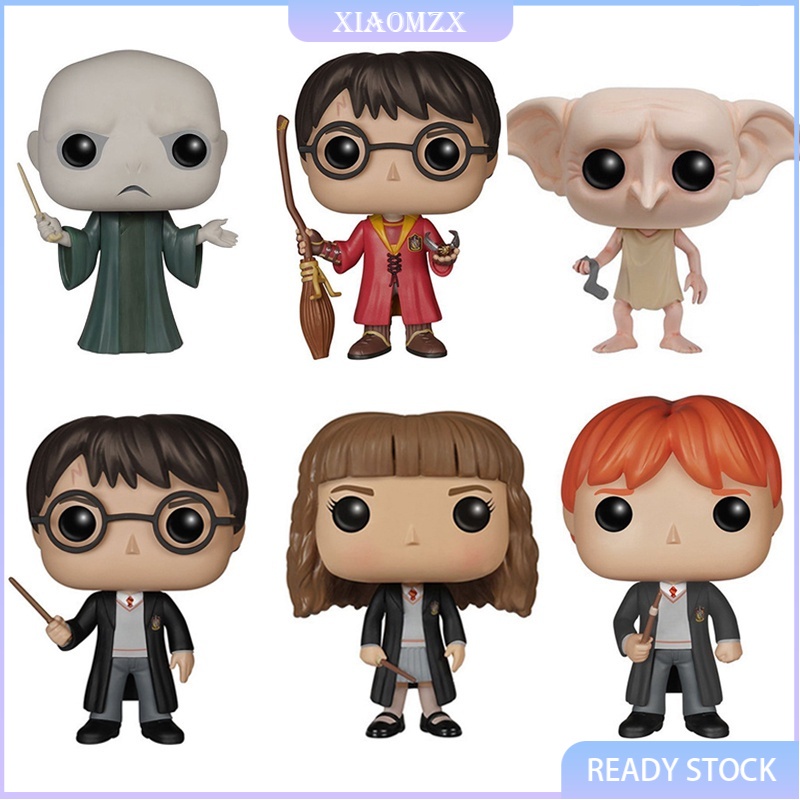 Funko Pop Harry Potter Ron Hermione Dobby Modelo Brinquedos Boneca