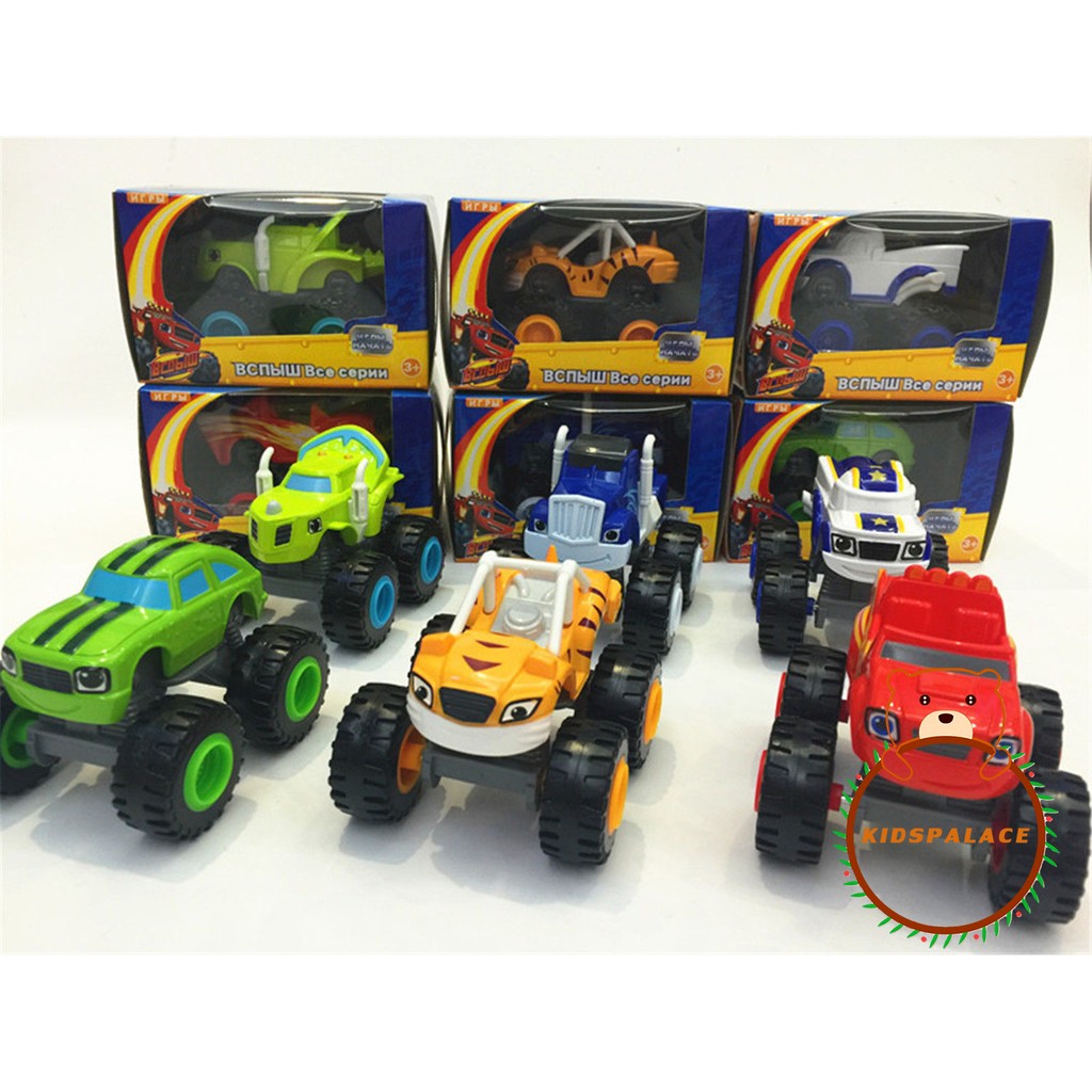 Brinquedos Infantis Nickelodeon Blaze E Monster Machines Super Stunts Para  Carros De Caminhão