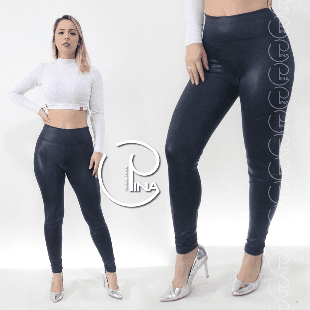 Legging Cirre Lisa, Preto