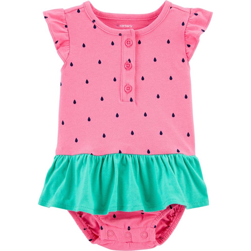 Macacão Curto /Romper Carter's Estampa Melancia - 18 meses em Oferta na Shopee