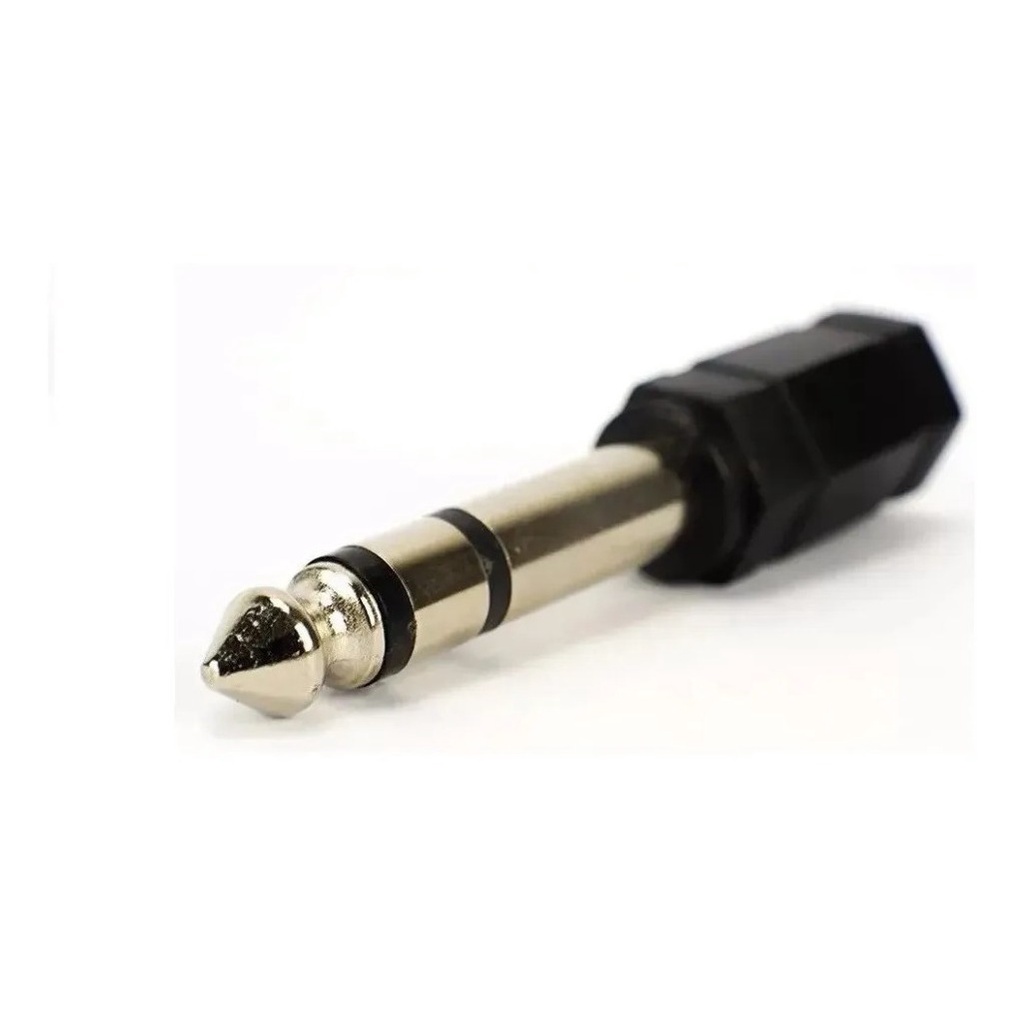 Adaptador P10 Stereo P/ Jack P2 P/ Fone De Ouvido Caixa Som
