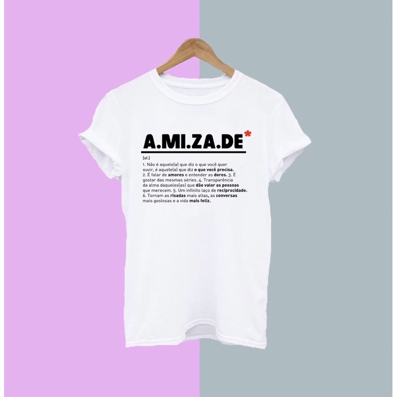 Camiseta Mais que amigos FRIENDS - Escritologia