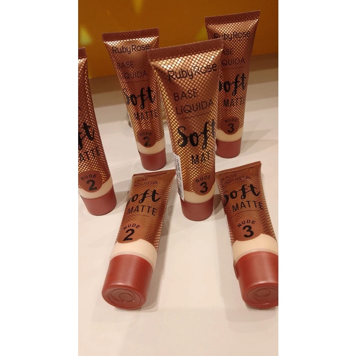 Base Liquida Soft Matte Nude E Ruby Rose Shopee Brasil