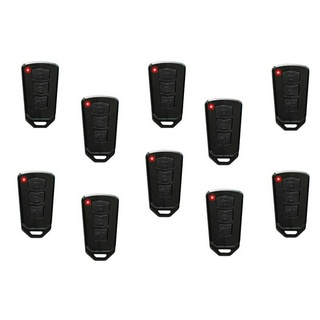 Kit 10 Controles Remotos Chamador De Senhas 3 Botões Para Painel De Senha Eletronico - Azled - Sigpel Frequencia 433