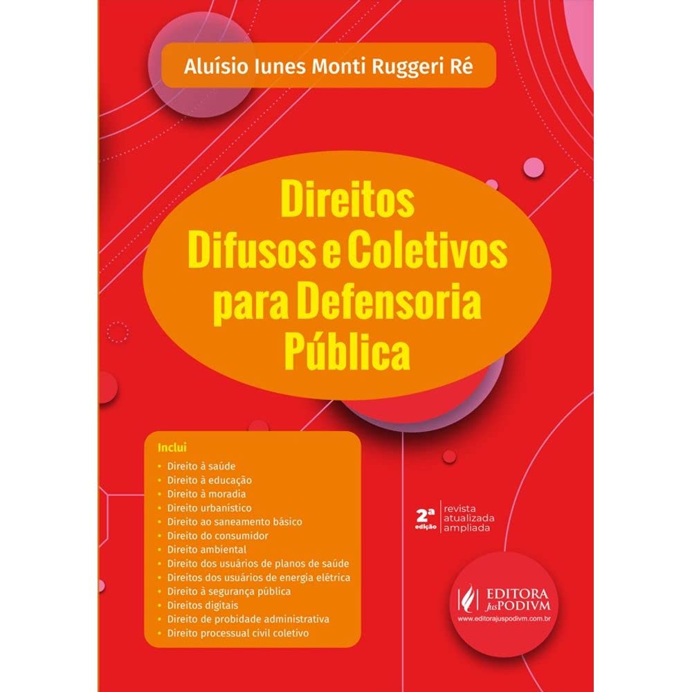 Direitos Difusos E Coletivos Para Defensoria Pública - 2ª Edição (2021 ...