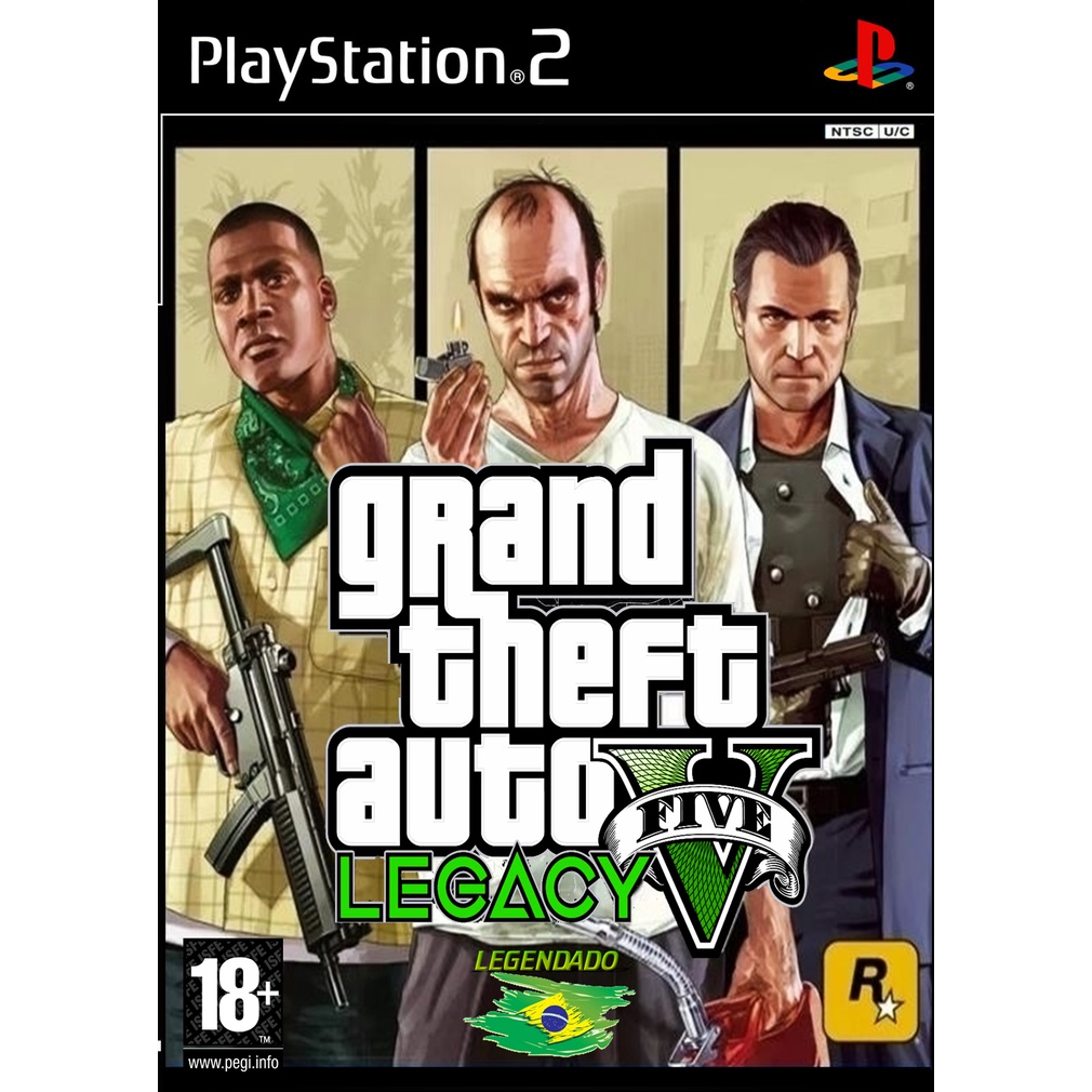 Gta 5 Legendas Em Português Para Ps2 Shopee Brasil