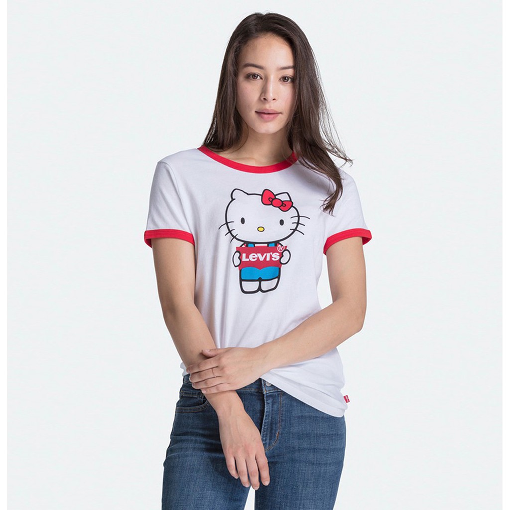 Camiseta hello best sale kitty feminina