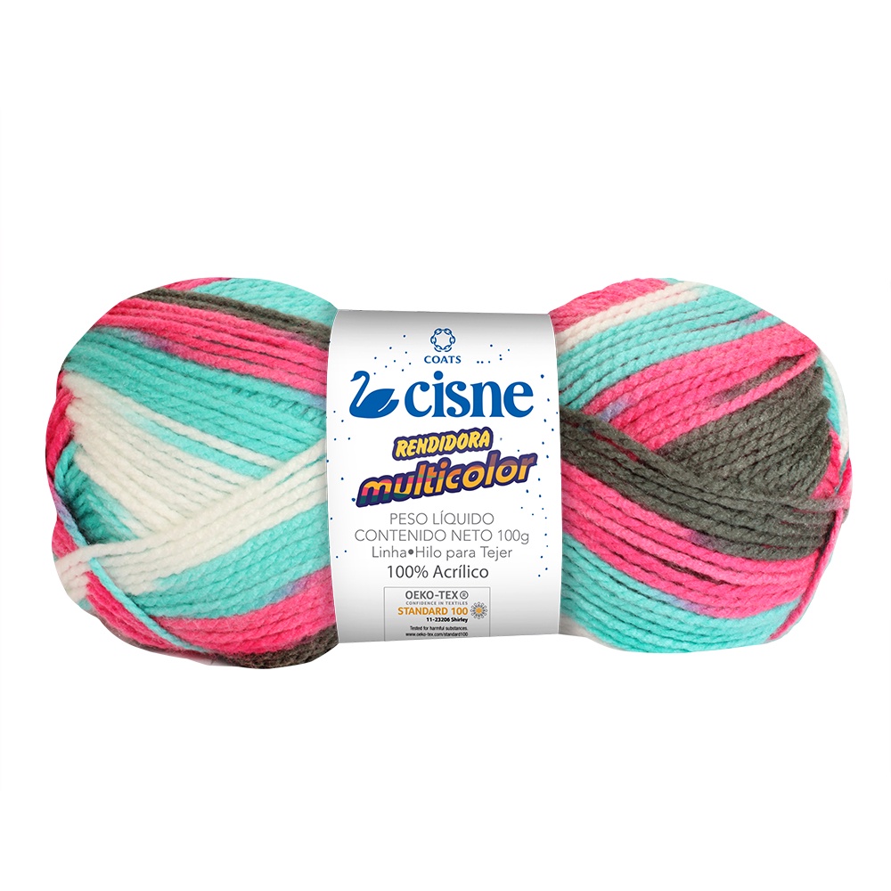 Fio de Lã Rendidora Multicolor Cisne 100g - Tex 425 - COATS