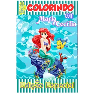 10 Livros De Colorir Personalizado / Revistinha de Colorir - Tema