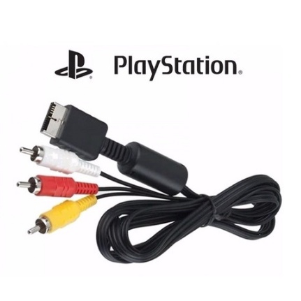 Cabo Av Audio E Video Rca Playstation Ps3 Ps2 Ps1