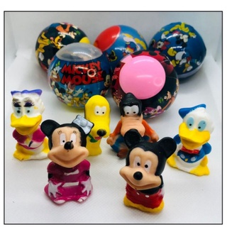 MUNDO DISNEY Turma do MICKEY Dedoche encapsulado envelopado 5 cm(vendido por unidade e kit 3 e ou 5 CÁPSULAS)