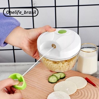 Triturador De Alimentos Manual Garlic Chopper Mini Manual Food Chopper  Vegetable Cutter Onion Chopper - China Manual Food Processor and Salad  Spinner price