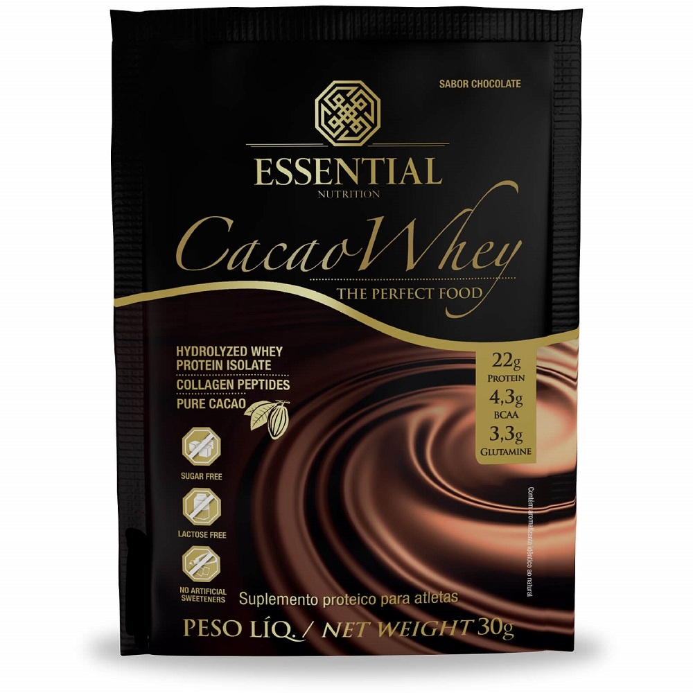Cacao Whey – Whey Protein Hidrolisado (30g) (1 Sachê) – Essential