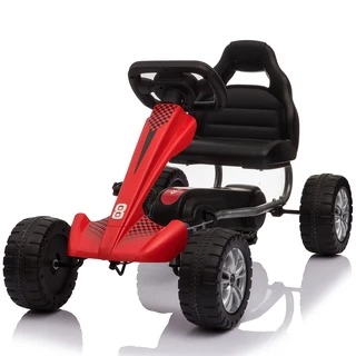 Mini Kart Carrinho Pedal Infantil Com Inmetro Vermelho