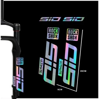 Autocolante Decalque Cortante rockshox SID 2021 Bicicleta MTB Mountain