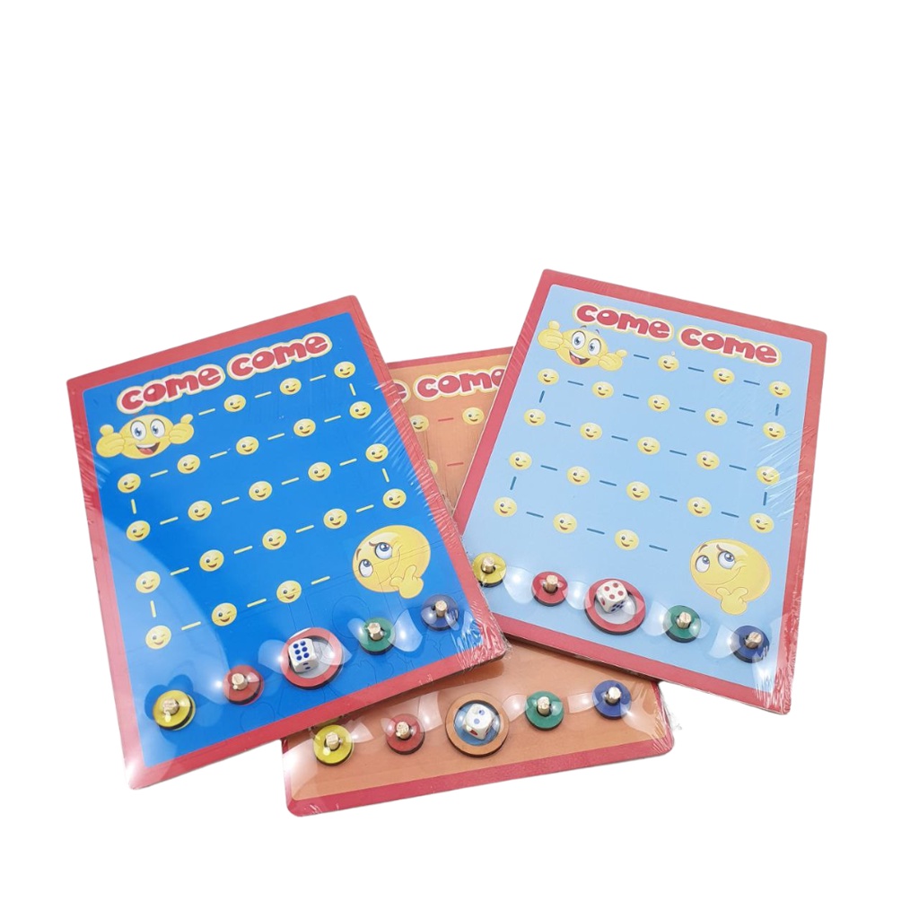 Jogo Come Come Tabuleiro Madeira Educativo Corrida Emoji | Shopee Brasil