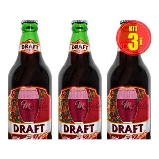Chopp de Vinho Draft 600ml - Kit com 3 unidades