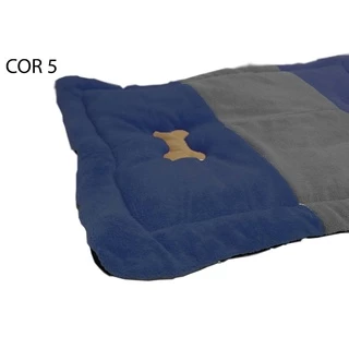 Colchonete Pet Grande / Tapete caminha pra cachorro e gato 70x48 2 bordados