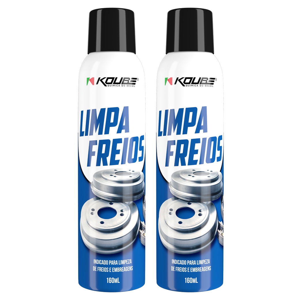 Kit 2 Limpa Freios a Tambor Limpeza Extrema E Embreagens Koube | Shopee ...