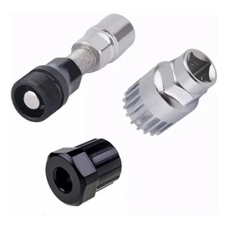 Kit Ferramentas Mountain Chave Extrator Bike Pedivela Cassete Movimento Central Catraca