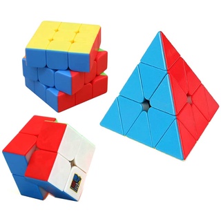 dalishopp Pacote de cubos de velocidade Conjunto de cubos mágicos MF2S 2x2  MF3S 3x3 MF4S 4x4 MF5S 5x5 Stier Cube Puzzle Cube for Beginners Kids Gift