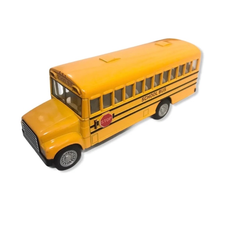 Miniatura Ônibus Escolar Amarelo - Die Cast: School Bus - Toyshow