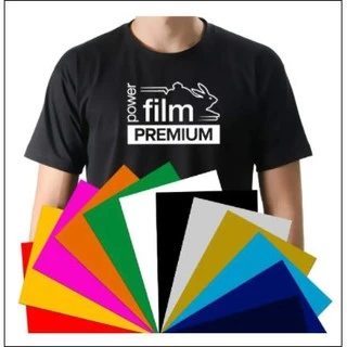 Power Film Para Tecido Camisetas Filme PVC Transfer de Recorte 50 cm x 01 metro V3