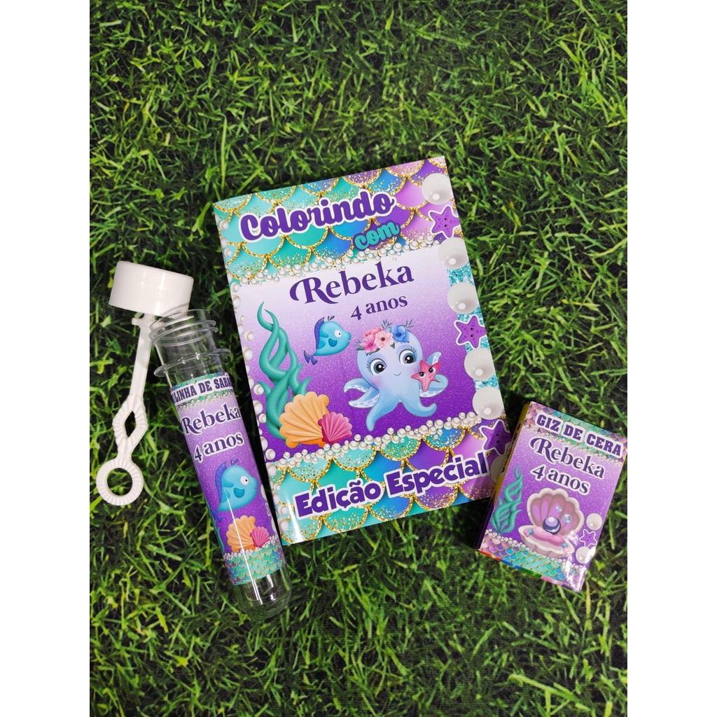 Kit 10 Revistinha Para Colorir Fundo Do Mar Unicornio Carros - RK - Kit de  Colorir - Magazine Luiza