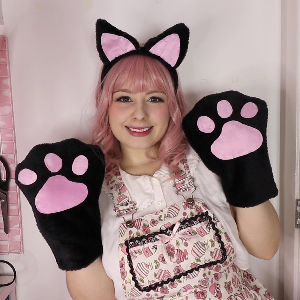 Orelhinha Neko Gatinho Rosa