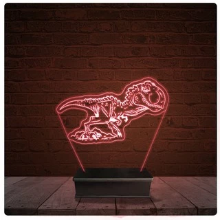 Abajur Luminária Acrílico Led - Dinossauro 15