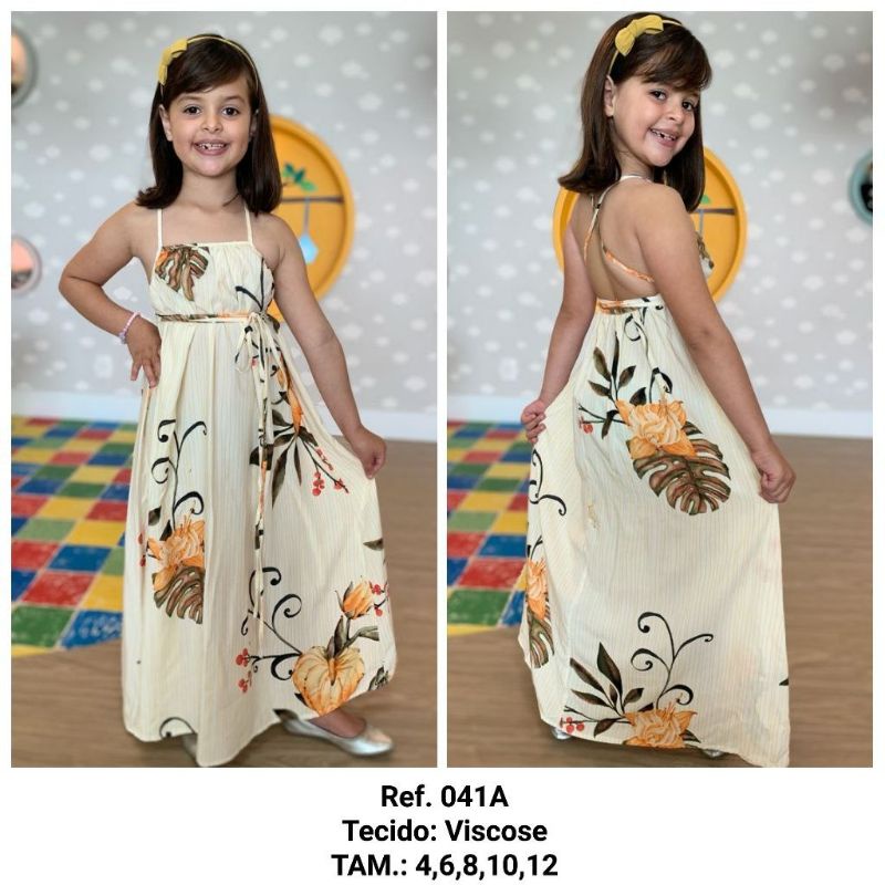 Vestido infantil best sale de 10 anos