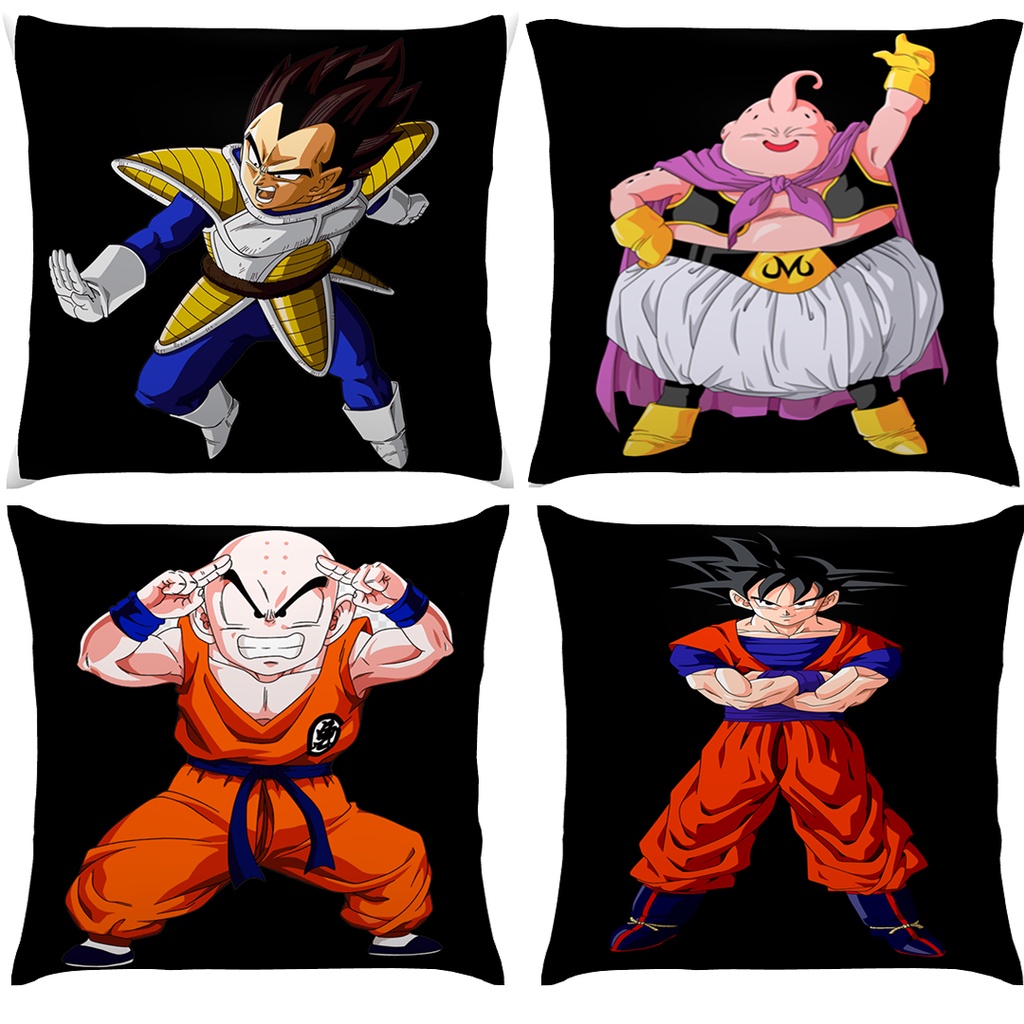 Almofada Dragon Ball Z - Goku, Vegeta, Majin Boo, Kuririn