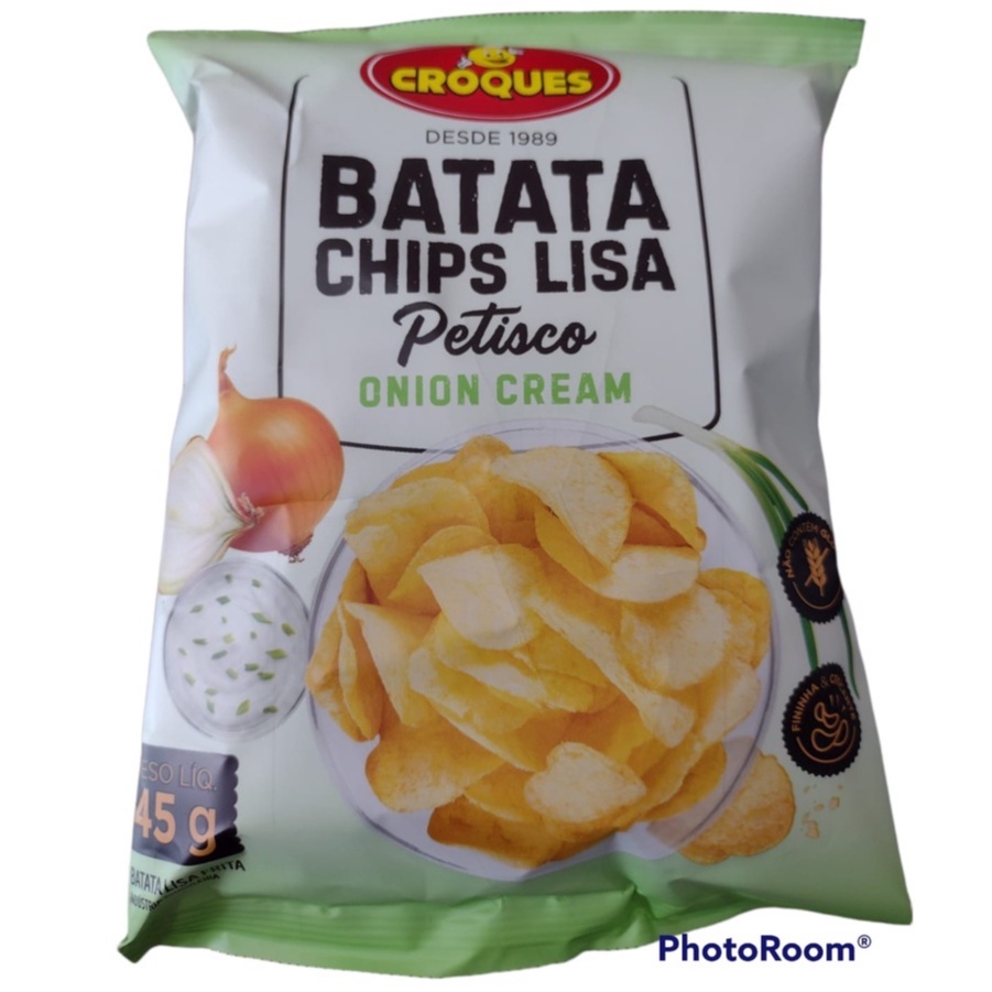 2,7kg Batata Frita Chips Lisa Para Revenda Sem Sal Na Caixa