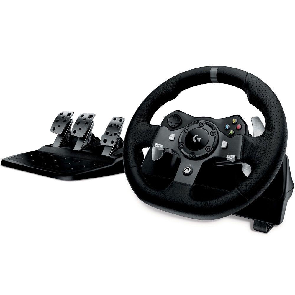 Kit volante pedal cambio logitech g27 usb racing pc ps3 preto