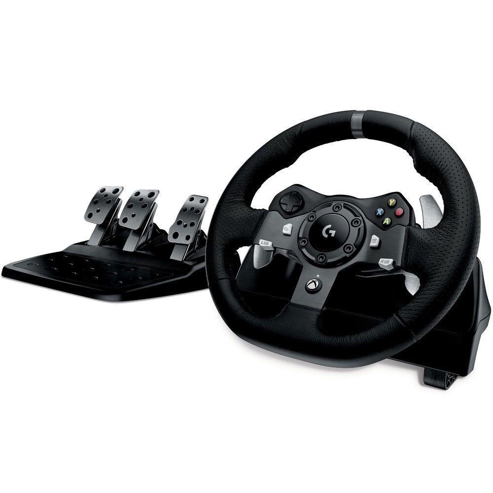 Volante c/ Pedais Logitech G920 Driving Force - Xbox One e PC